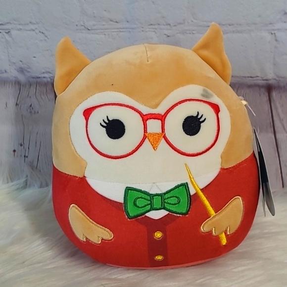 🆕️NWT Squishmallows 8 Inch JAYDELLE the Owl Teacher Back to School 2023 - Picture 16 of 16